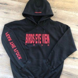 Travis Scott Hoodie Birds Eye View  (Red Print)
